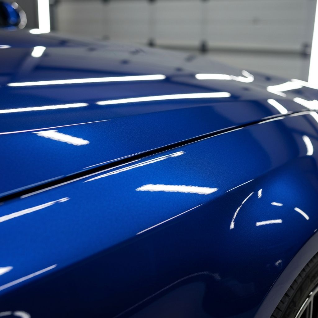 Ceramic Coating after detailing - showing pristine vehicle condition after service